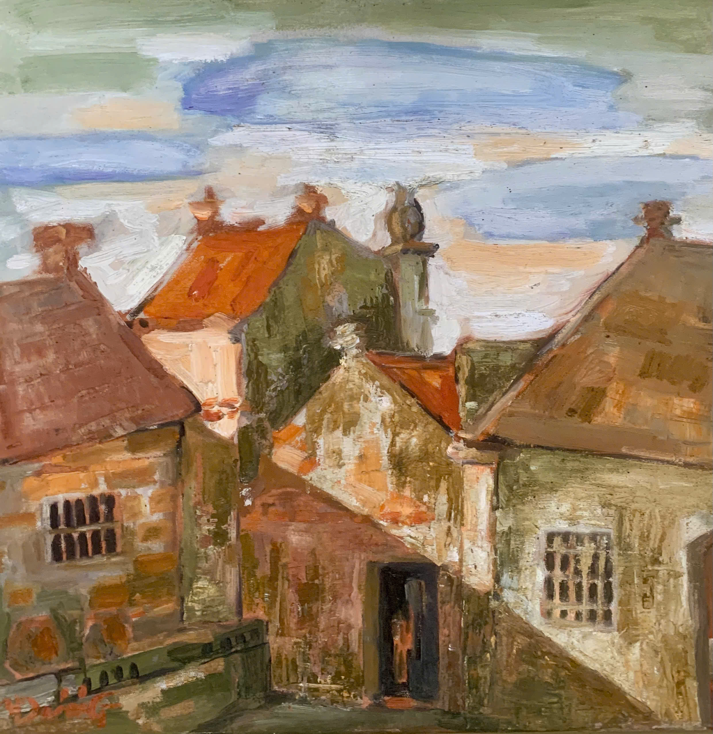 Một góc Bổ Đà Sơn. Sơn dầu. 60x60cm - TRẦN MINH DƯƠNG