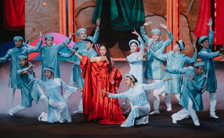 Một tiết mục biểu diễn tại sự kiện. Ảnh: HANIFF